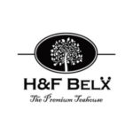 市販のハーブティー専門店「H&F BELX」のロゴ